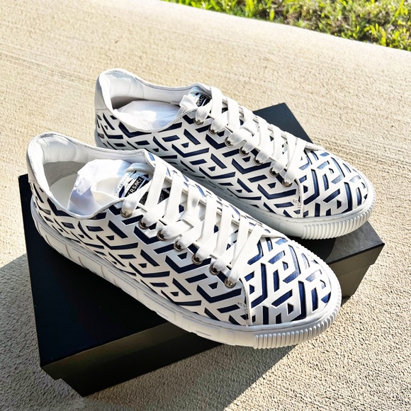 Versace Other - NEW Versace Monogram-Print Sneakers, Men’s Size 44 New in Box, comes w/Dust Bag